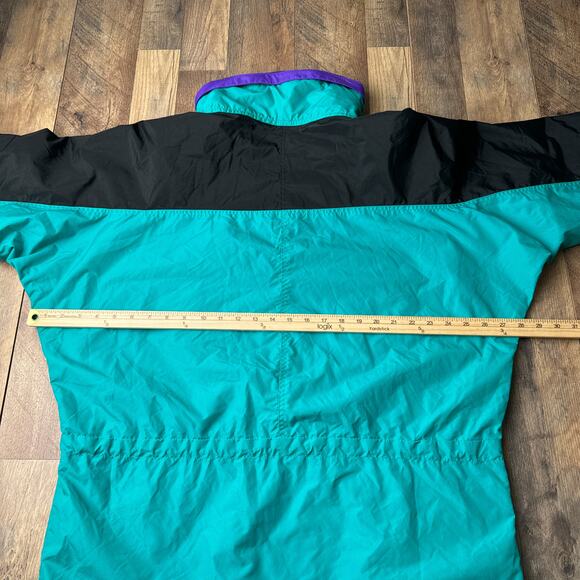 Vintage 90s Columbia Anorak Jacket Men's Large Green Water‎ Resistance 5276 - Picture 14 of 16